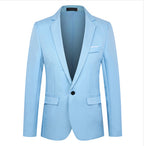 Casual Suit Middle-aged Professionals Korean-style Slim Fit