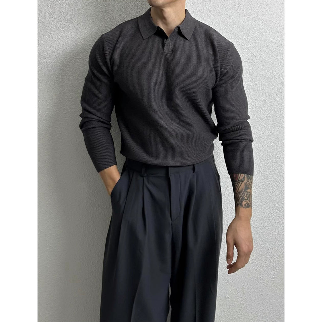 Mens British-style Business Slim-fit Sweater