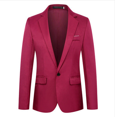 Casual Suit Middle-aged Professionals Korean-style Slim Fit