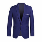 Casual Suit Middle-aged Professionals Korean-style Slim Fit
