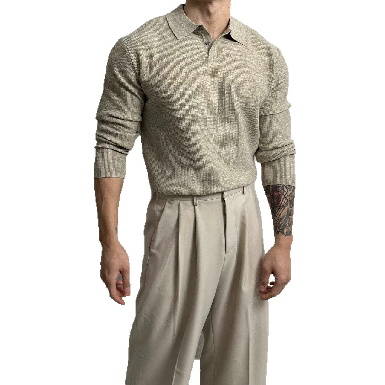 Mens British-style Business Slim-fit Sweater